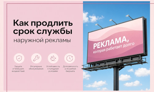 Как продлить срок службы наружной рекламы в Великом Новгороде