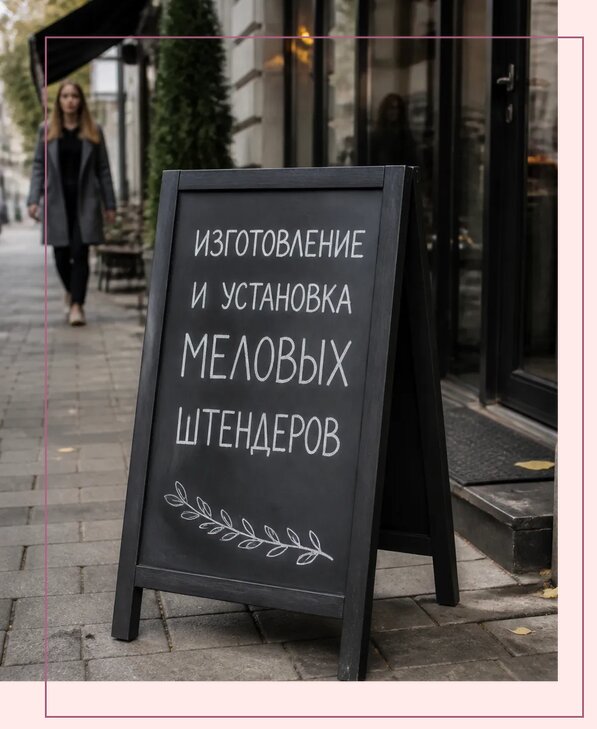 Меловые штендеры в Великом Новгороде по цене от 6650 р. | Аванза-Влк